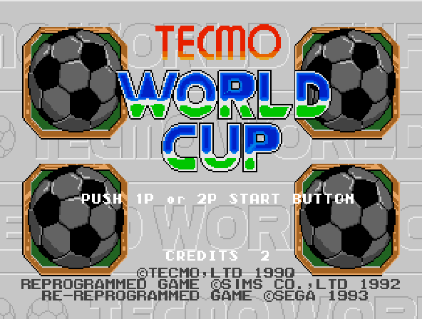 Tecmo World Cup (Mega Play)